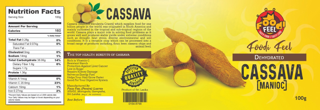 Dehydrated Casava